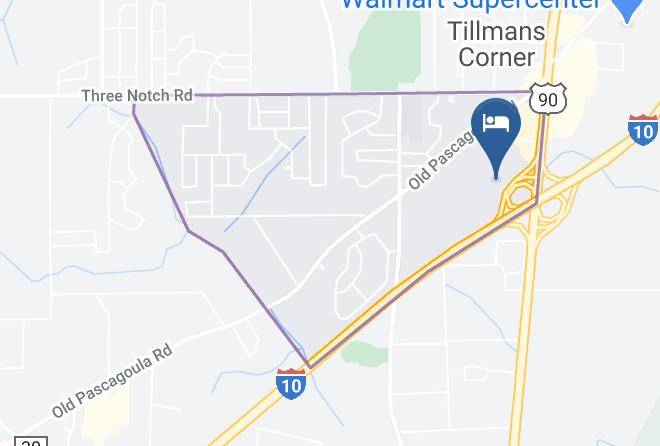 Mobile - Intown Suites Extended Stay Mobile Al Inn Road Maps