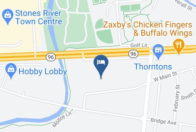 Rutherford - Intown Suites Extended Stay Murfreesboro Tn Old Fort Pkwy Maps