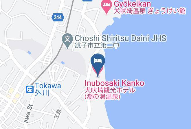 Choshi City - Inubosaki Kanko Hotel Maps