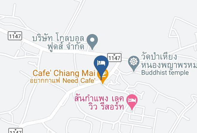 Amphoe San Kamphaeng - Inursing Resort Oonvalley Chiangmai Maps