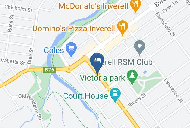 Inverell - Inverell Motel Maps