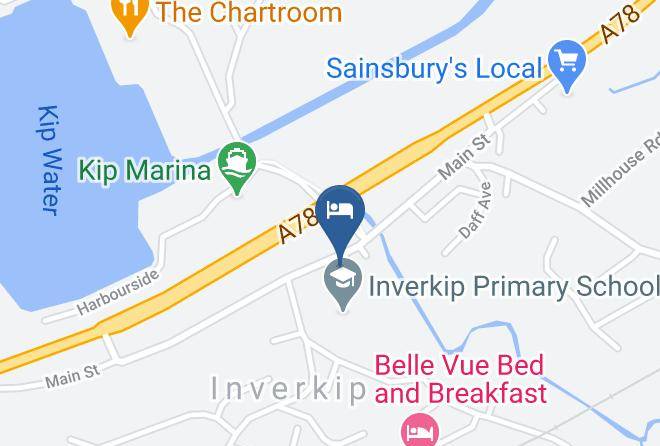 Inverclyde - Inverkip Hotel Maps