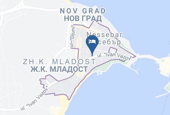 Nesebar - Invest Commerse Ar Ko Hotel Zora Maps