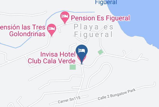 Baleares - Invisa Hotel Club Cala Verde Maps