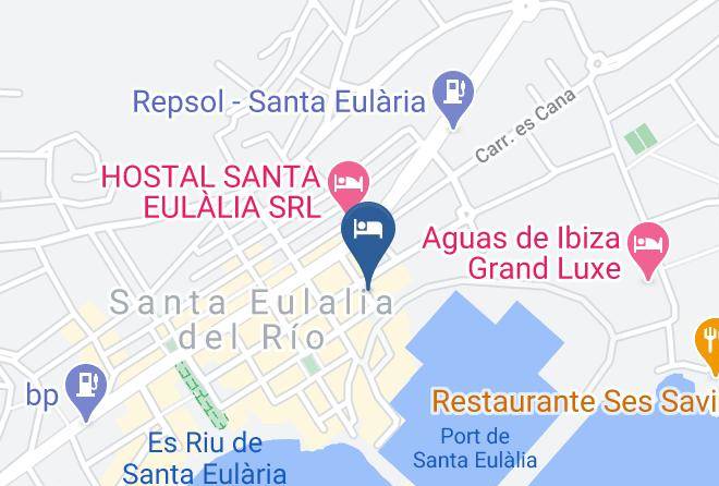 Invisa Hotel La Cala Map