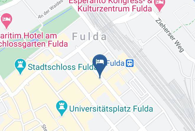 Fulda - Invite Hotel Fuldacity Maps