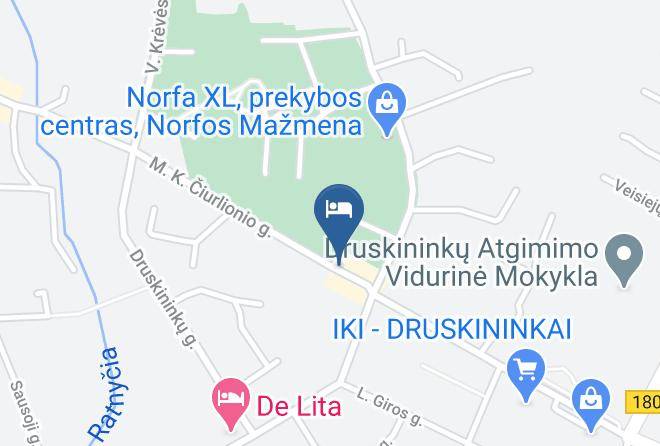 Druskininkai - Inza Hotel Maps