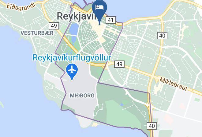 Reykjavik - Ion City Hotel Maps