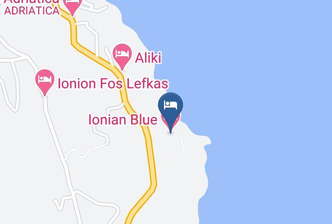Levkas - Ionian Blue Hotel Maps