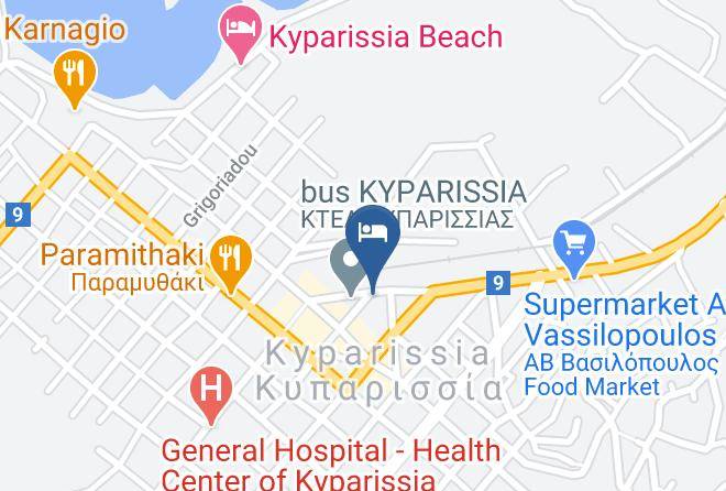 Messinia - Ionion Hotel Maps