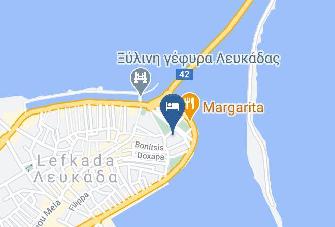 Levkas - Ionion Star Hotel Maps
