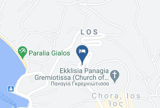 Thira - Ios Studios Nikos Place Maps