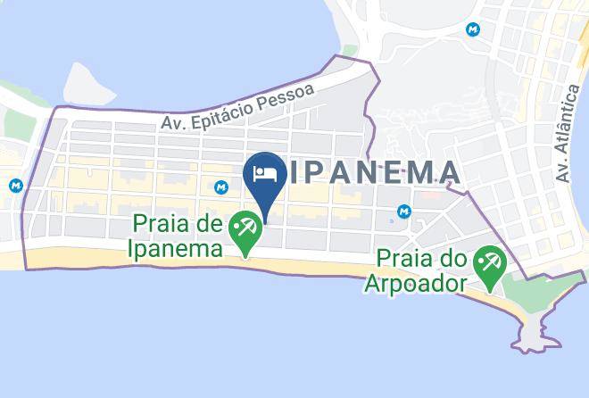 Ipanema Beach Star Map