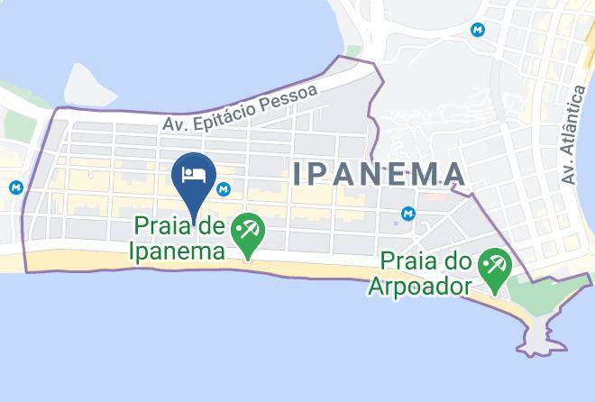 Ipanema Inn Map