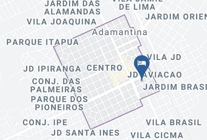 Adamantina - Ipe Palace Hotel Maps