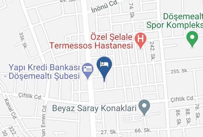 Dosemealti - Ipek Hotel Maps