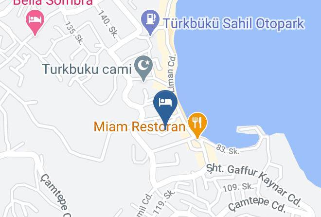 Turkbuku - Ipek Otel Beach Restoran Maps