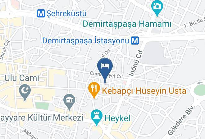 Osmangazi - Ipekci Hotel Maps