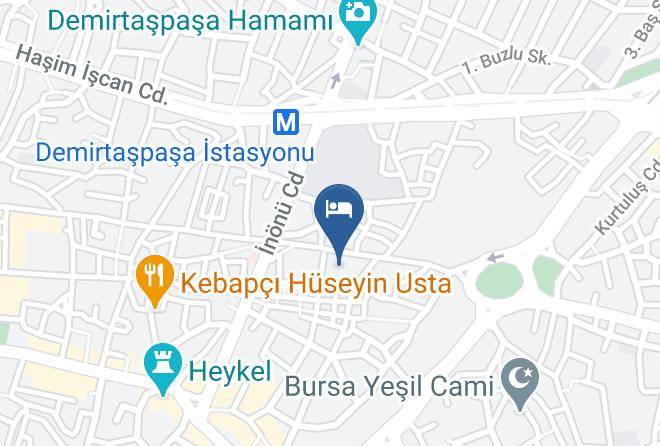 Osmangazi - Ipekyolu Butik Hotel Maps