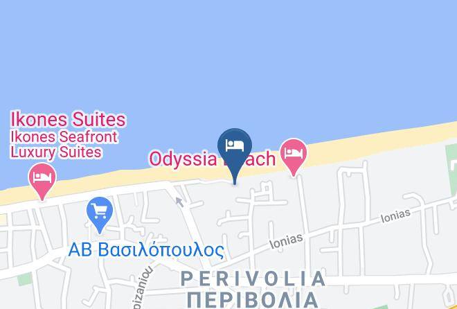 Rethimni - Iperion Beach Hotel Maps