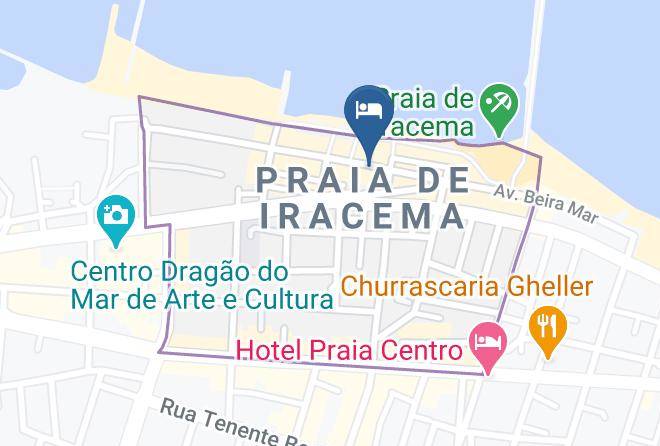 Fortaleza - Iracema Mar Hotel Maps