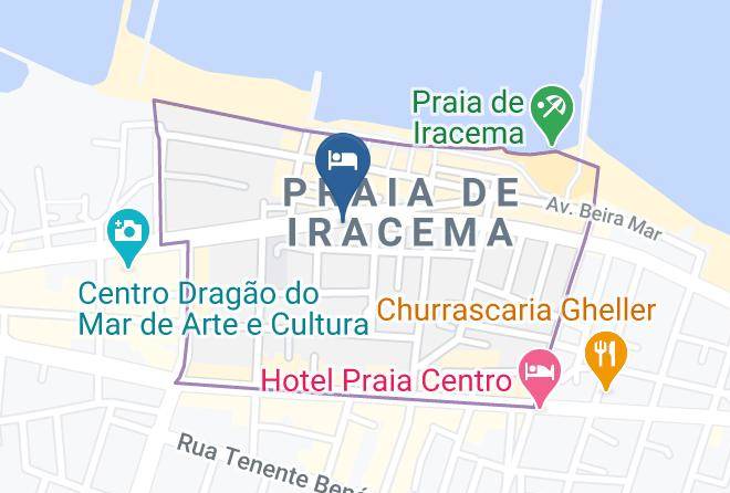 Fortaleza - Iracema Travel Hotel Maps