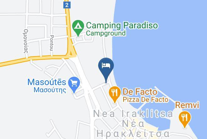 Iraklitsa Beach Hotel Map