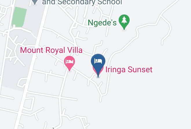 Iringa Urban - Iringa Sunset Hotel Maps