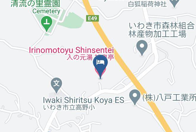 Iwaki City - Irinomotoyu Shinsentei Maps