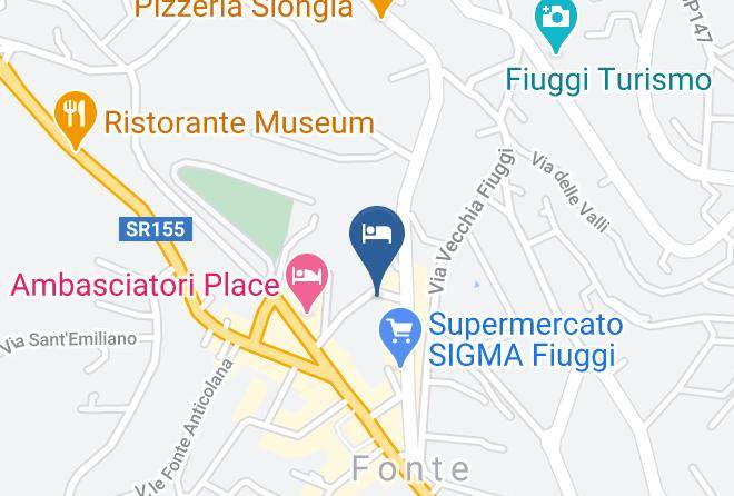 Frosinone - Iris Crillon Active Hotel Maps