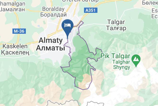 Almaty City - Iris Hotel Almaty Maps