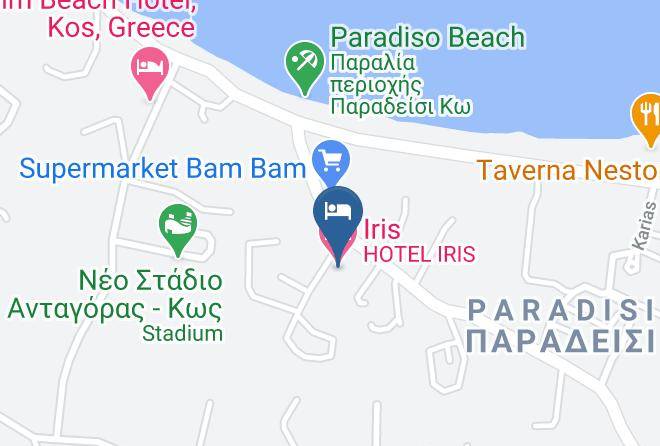 Iris Hotel Map
