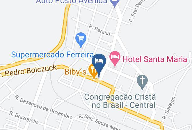 Venceslau Bras - Iris Hotel Maps