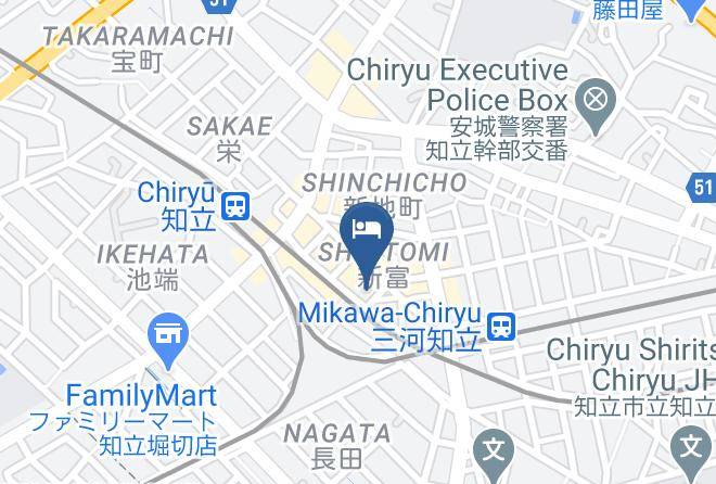 Chiryu City - Iris Inn Chiryu Maps