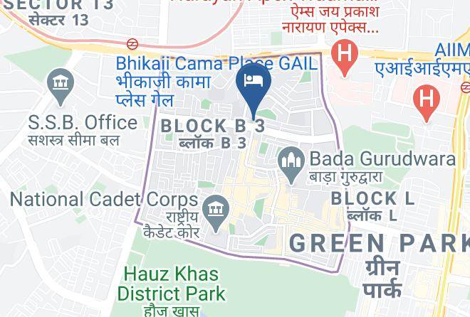 New Delhi - Iris Park Hotel Maps