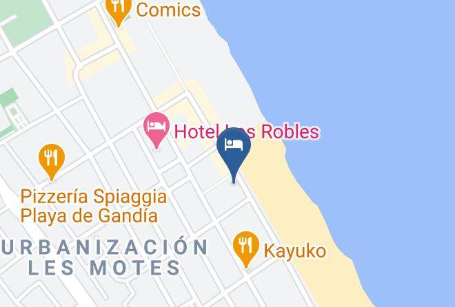 Platja De Gandia - Iris Y Salva Maps
