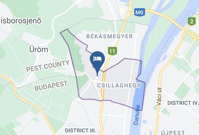 Budapest 3 Kerulet - Irisz Panzio Maps