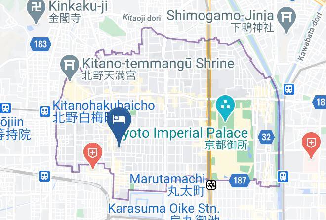 Kyoto City Kamigyo Ward - Iroekoto Maps