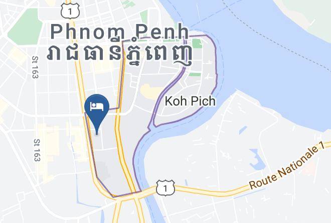 Chamkar Mon - Iroha Garden Hotel & Resort Maps