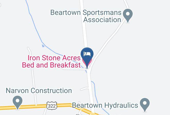 Lancaster - Iron Stone Acres Bed And Breakfast Maps