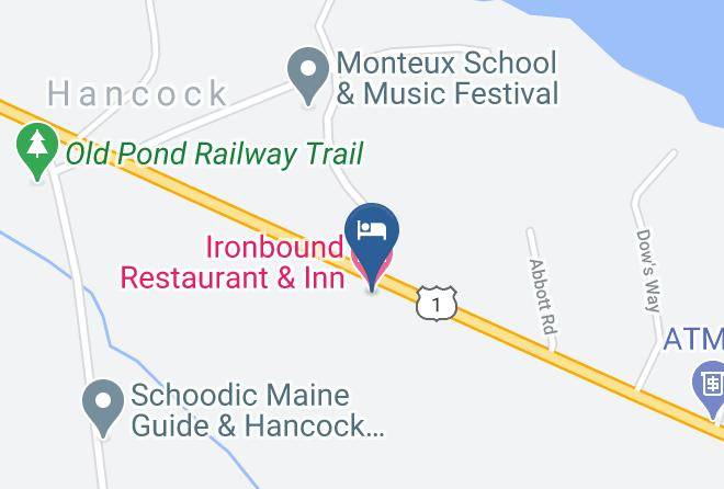Hancock - Ironbound Restaurant & Inn Maps