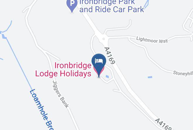 Telford And Wrekin - Ironbridge Lodge Holidays Maps