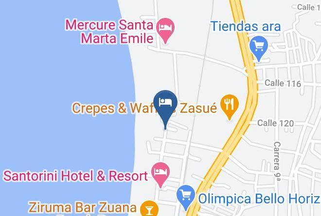 Santa Marta - Hotel Irotama Del Sol Maps