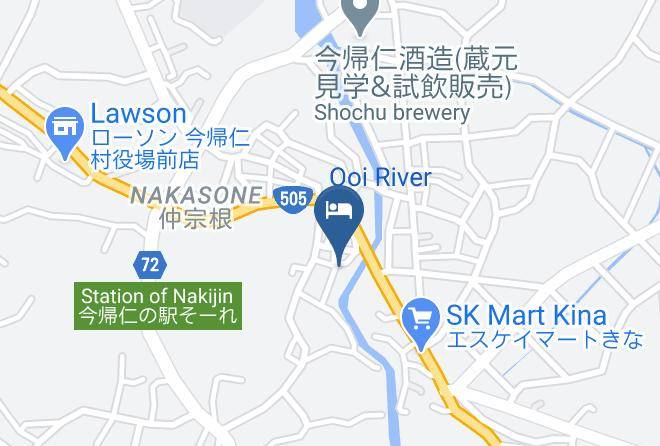 Nakijin Vil Kunigami District - Irregular Inn Nakijin Maps
