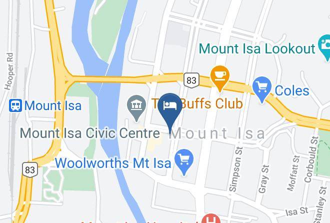 Mount Isa - Isa Hotel Maps
