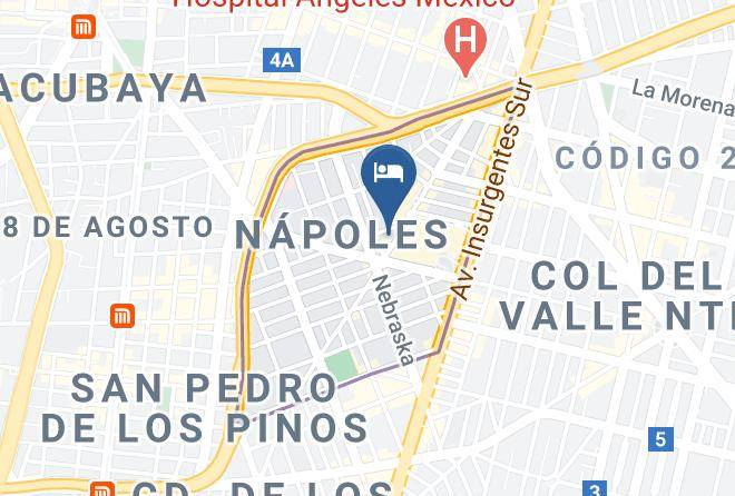 Benito Juarez - Isaaya Hotel Boutique By Wtc Maps