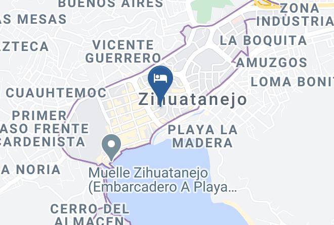 Jose Azueta - Hotel Zihua Express Maps