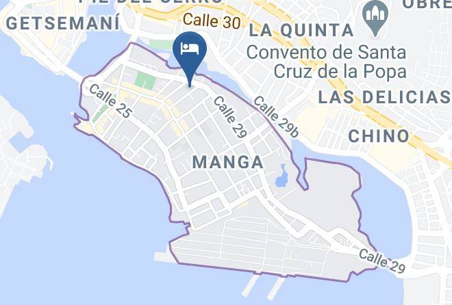 Cartagena De Indias - Isabella De Indias Hotel Maps