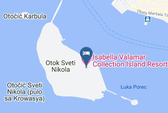 Porec - Isabella Valamar Collection Island Resort Maps