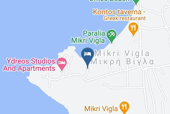 Naxos - Isalos Studios Maps